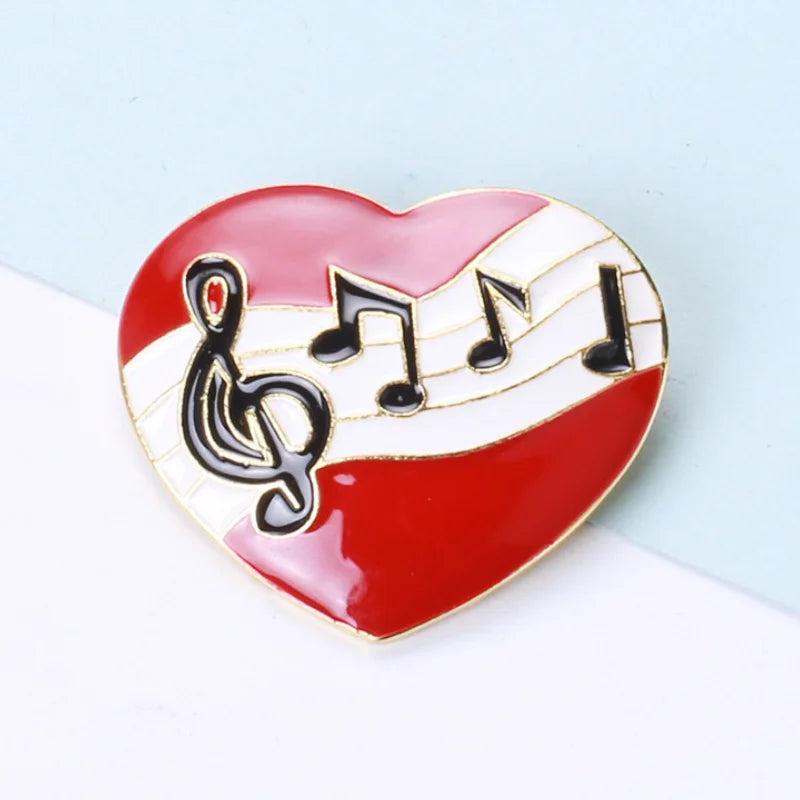 Heart-shaped Brooch for Women - Romantic