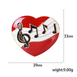 Heart-shaped Brooch for Women - Romantic