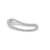 Geometric Shape Zircon Brooch, High-end Clothing Corsage