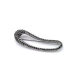 Geometric Shape Zircon Brooch, High-end Clothing Corsage