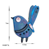 Cute Cartoon Bird Brooches for Kids Christmas Jewelry