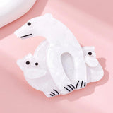 Polar Bear Brooch Funny Birthday Accessories
