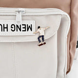 Wang Yibo Skateboard Shape Badge Pendant Brooch