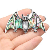 Vintage Bat Metal Brooches Pins for Dress Coat Jewelry