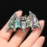 Vintage Bat Metal Brooches Pins for Dress Coat Jewelry