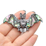 Vintage Bat Metal Brooches Pins for Dress Coat Jewelry