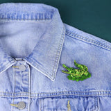 Acrylic Crocodile Brooch Cartoon Pin Clothing Bag Accessories