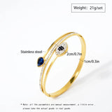 Tree of Life Eyes Snake Pearl Zircon Bowknot Bangle