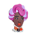 Women's Stylish Acrylic Punk Brooch for Clothes Bag