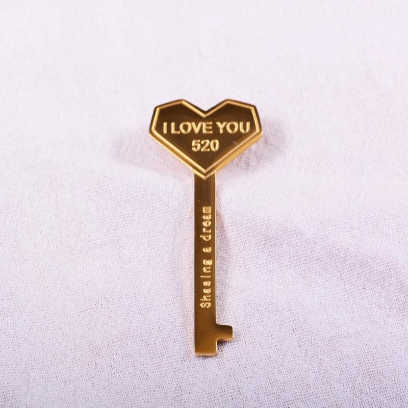 Heart Shape Brooch for Girls Clothes Accessories