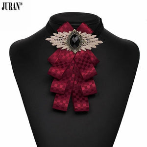 Bohemian Cloth Clip Women Tie Brooches Pins Hot