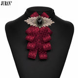 Bohemian Cloth Clip Women Tie Brooches Pins Hot