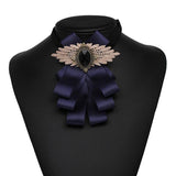 Bohemian Cloth Clip Women Tie Brooches Pins Hot