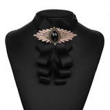 Bohemian Cloth Clip Women Tie Brooches Pins Hot