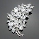 Crystal Rhinestone Brooches Vintage Bridal Bouquet DIY Accessory