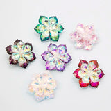 Crystal Flower Brooch Pin Sparking Party Dress Jewelry