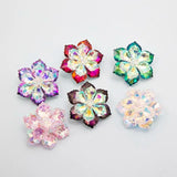 Crystal Flower Brooch Pin Sparking Party Dress Jewelry