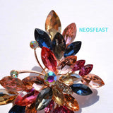 Rhinestone Butterfly Crystal Brooch for Women Wedding Accessories