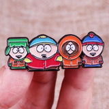 Funny cartoon badges fashionable lover backpack clothespins brooches accessories
