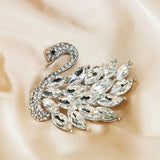 Crystal Rhinestone Brooch Wedding Party Dress Pin