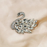 Crystal Rhinestone Brooch Wedding Party Dress Pin
