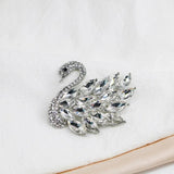 Crystal Rhinestone Brooch Wedding Party Dress Pin