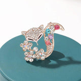 Women's Fox Brooches Animal Party Wedding Dress Hat Brooch Pin
