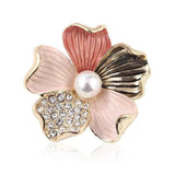 Pearl Flower Brooch Pin High Party Coat Scarf Accessories