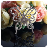 Rhinestone Butterfly Brooch for Suit Decoration