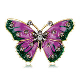 Butterfly Crystal Pin Brooches for Women Party Banquet Rhinestone Pins