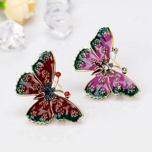 Butterfly Crystal Pin Brooches for Women Party Banquet Rhinestone Pins