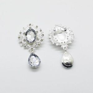 Delicate Shining Brooch Crystal Accessories Wedding Holiday Decoration