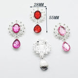 Delicate Shining Brooch Crystal Accessories Wedding Holiday Decoration