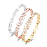 18K Plated Filled Female Stainless Steel Bangles