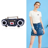 Historicism Radio Brooch Alloy Drip Tape Recorder Accessories