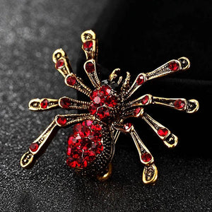 Vintage Spider Brooch Pin Men's Jewelry Wedding Accessories
