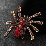 Vintage Spider Brooch Pin Men's Jewelry Wedding Accessories