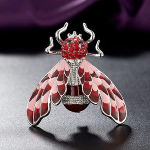 Colorful Bee Brooches for Women Party Hijab Accessory