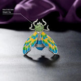 Colorful Bee Brooches for Women Party Hijab Accessory