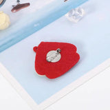 Xmas Style House Shape Brooch Pin Jewelry For Girls AL658