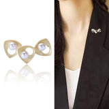 Freshwater Pearl Brooches Female Ins Cardigan Corsage Coat Pin