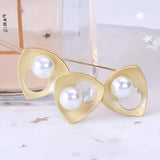 Freshwater Pearl Brooches Female Ins Cardigan Corsage Coat Pin