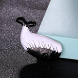 Enamel Fish Shape Men Brooch Jewelry Christmas Hijab Pins