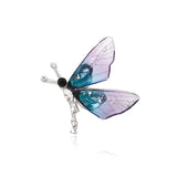 Crystal Insect Brooches Dragonfly Bees Lapel Pins Female Accessories