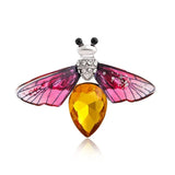 Crystal Insect Brooches Dragonfly Bees Lapel Pins Female Accessories