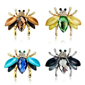 Lovely Bee Brooches Pin Insect Animal Brooch For Women Dress Scarf Jewelry