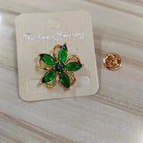 Anti Slip Zircon Hollow Out Flower Breast Flower