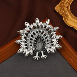 Fall 3D Rhinestone Turkey Brooch Winter Pin