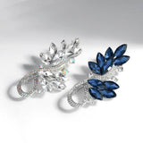 Crystal Flower Brooch 2-Color Palace Style Party Brooch Pin