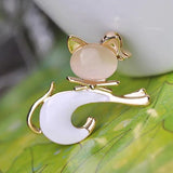 Jet Cat Brooches Bouquet Women's Statement Jewelry Gorgeous Collar